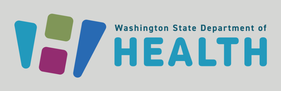 DOH block logo with the words Washington State Department of Health