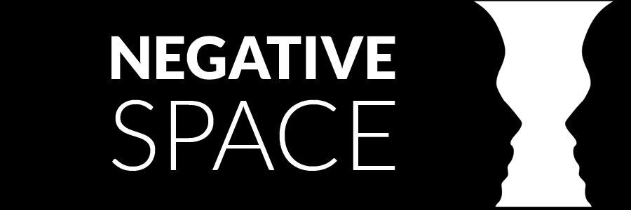 Negative Space Blog Header